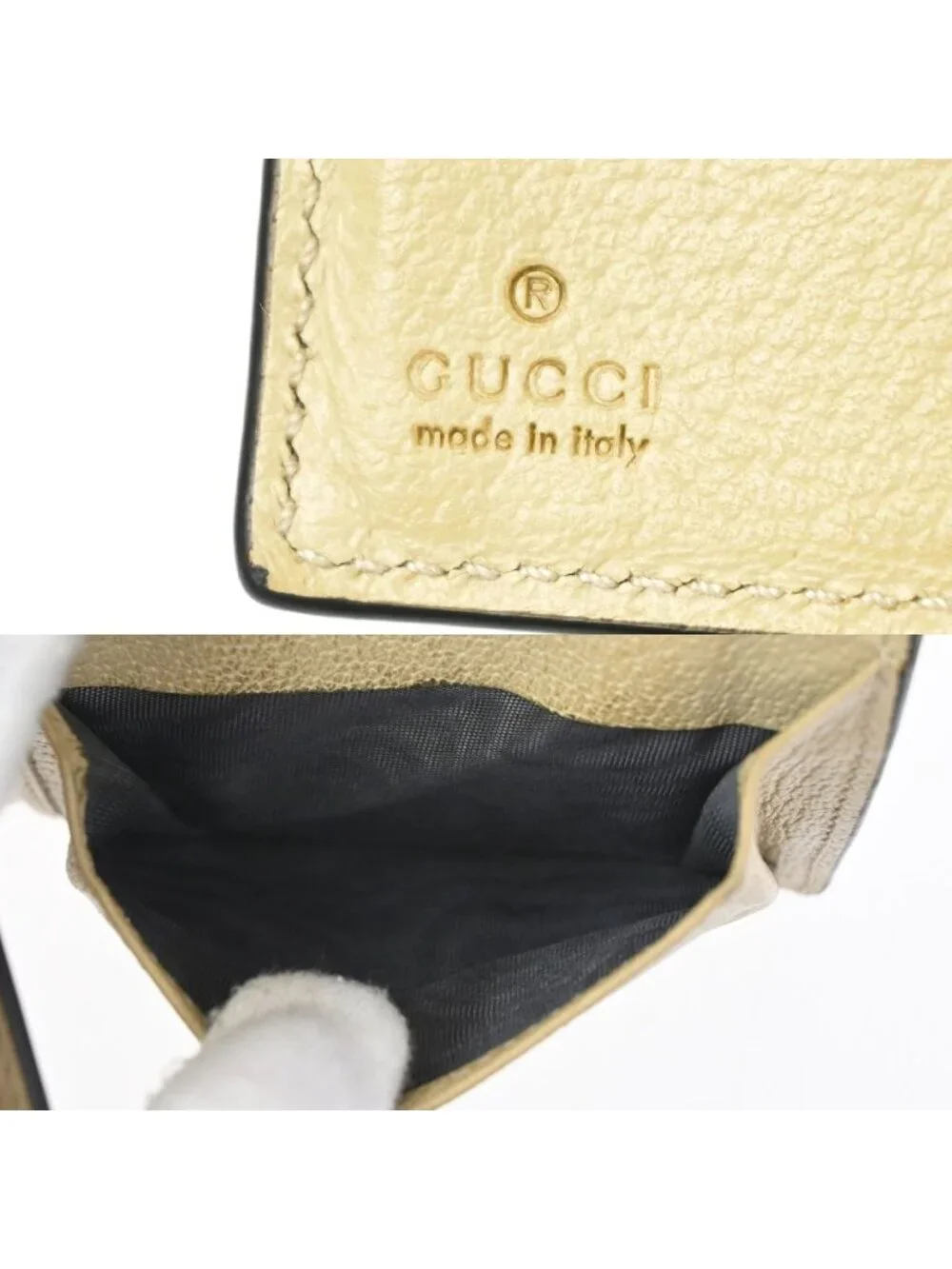 Gucci Off the Grid GG Logo Bifold Wallet Gray Nylon Leather